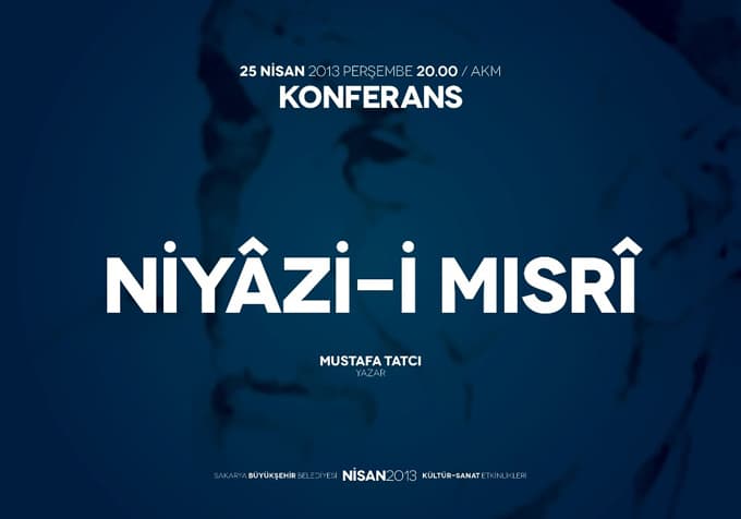 AKM'de Niyazi-i Mısri konferansı