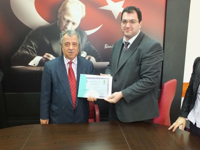 Başarı belgesiyle ödüllendirildiler
