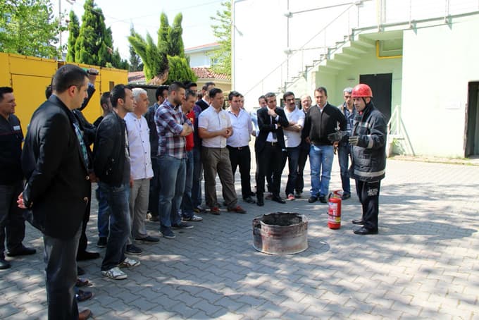 İşte AKM' deki yangın tatbikatı