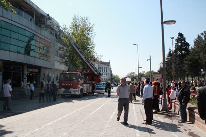 İşte AKM' deki yangın tatbikatı