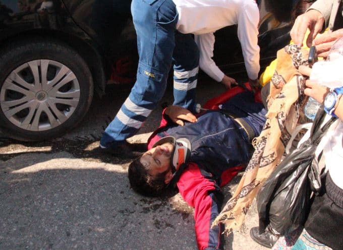 Akyazı'da bir motosiklet kazası daha meydana geldi