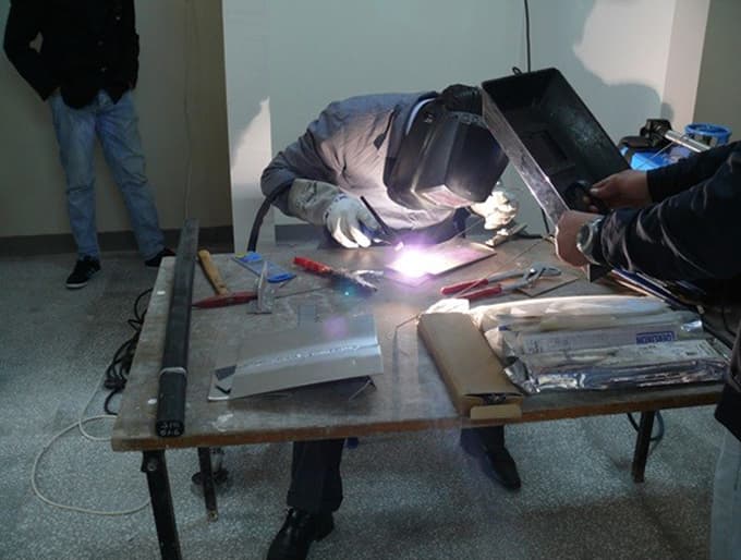  TIG kaynak tekniği eğitimi verildi