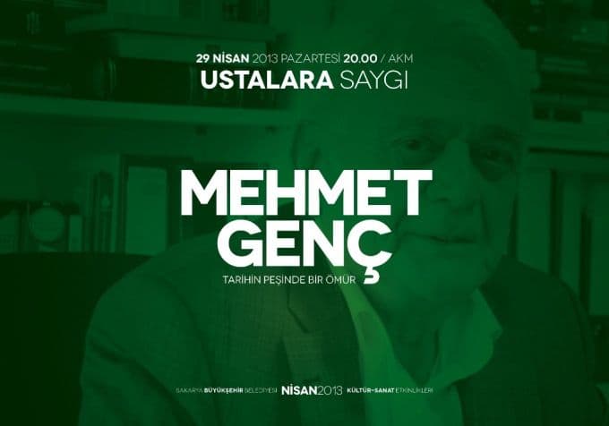 Ustalara Saygı Gecesi Mehmet Genç için