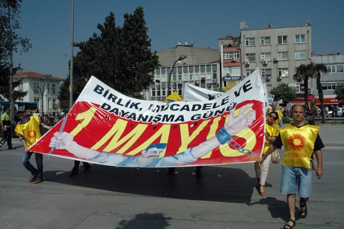 1 Mayıs kutlamasına Harb-İş Sendikası  damga vurdu