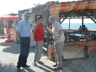 Kocaali Sahiline Yeni Kaymakamdan Neşter