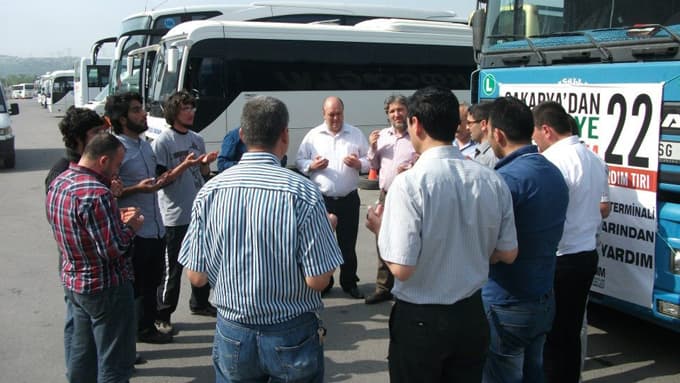 Sakarya'dan Suriye'ye 21. yardım tırı yolda