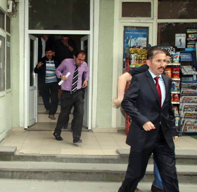 Hastanedeki yangın tatbikatı gerçeğini aratmadı