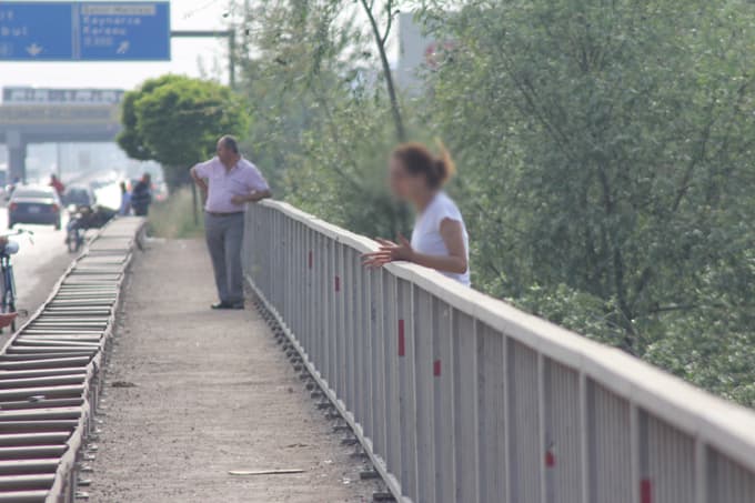 Sakarya Köprüsü'nde intihar girişimi