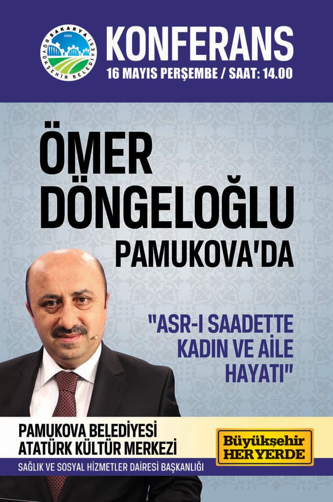 İlahiyatçı Ömer Döngeloğlu Pamukova'lılarla buluşacak