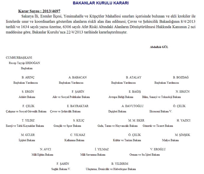 Yenimahalle ve Küpçüler riskli alan ilan edildi