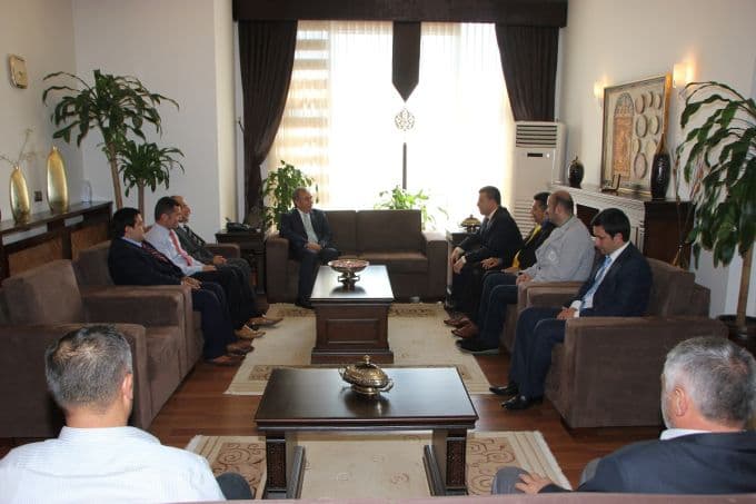 Ahmet Bayrak TÜPRAŞ hakkında Vali Büyük'e bilgi verdi