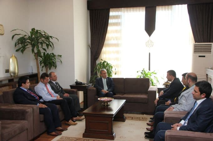 Ahmet Bayrak TÜPRAŞ hakkında Vali Büyük'e bilgi verdi