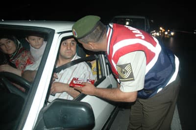 Jandarmadan Sürücülere En Güzel Hediye