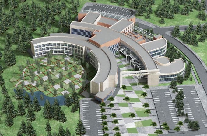 100 yataklı hastanenin inşaatı hızla yükseliyor