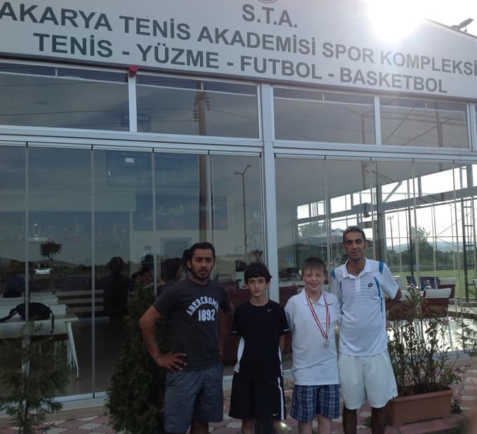 Sakaryalı tenisçi birinci oldu