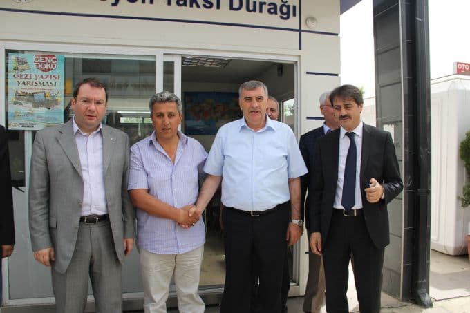 Başkan Toçoğlu taksicilerin sorunlarını dinledi