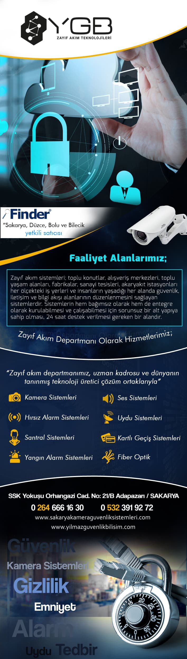 Yılmaz Güvenlik Bilişim Zayıf Akım Teknolojileri