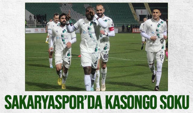 Sakaryaspor'da Kasongo 4 hafta yok!