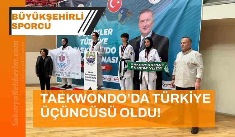 Büyükşehirli Sporcu Taekwondo’da Türkiye Üçüncüsü Oldu