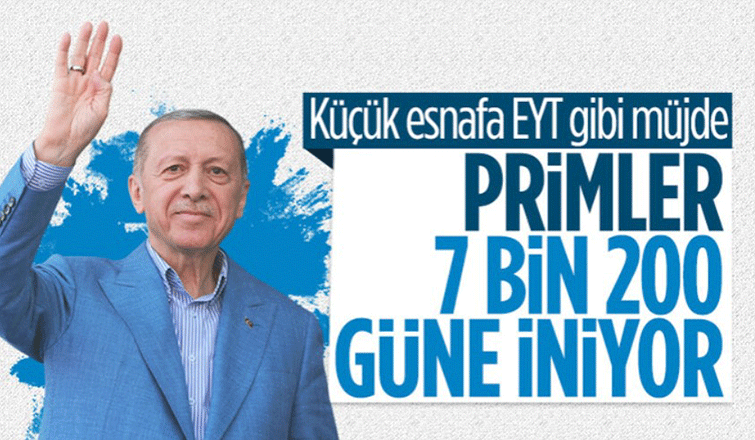 Cumhurbaşkanı Erdoğan'dan küçük esnafa müjde! Prim gün sayısı düşürülecek..