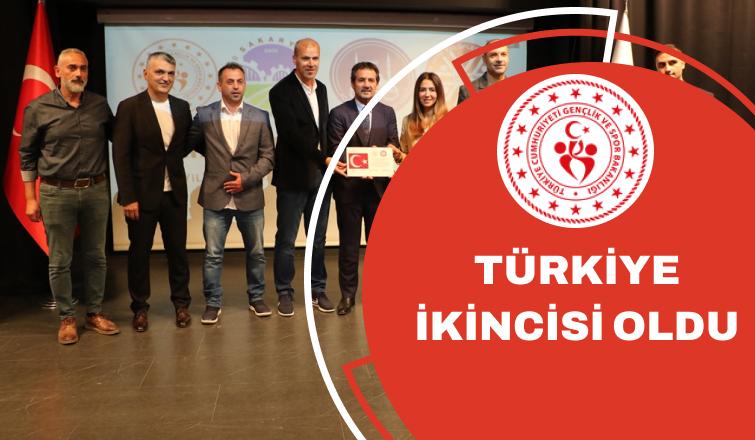 Gençlik Ve Spor İl Müdürlüğü Okul Sporları Birimi Türkiye İkincisi Oldu