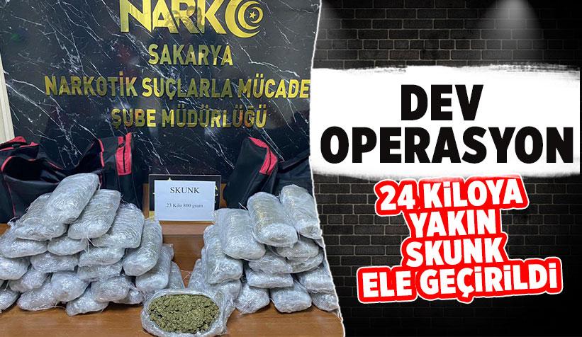 Narkotik Operasyonu: 23 Kilo 800 Gram Skunk Ele Geçirildi