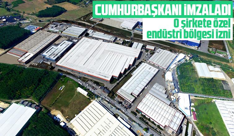 O şirket Akyazı ve Karapürçek'te özel endüstri bölgesi kuracak