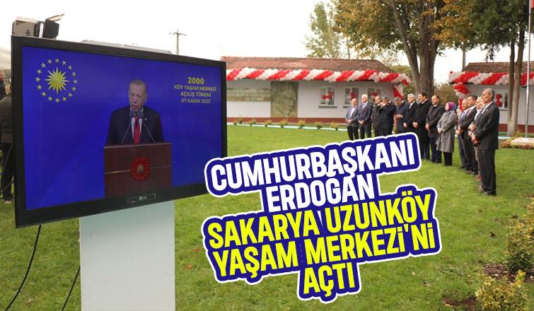  Sakarya Uzunköy Köy Yaşam Merkezi Açıldı