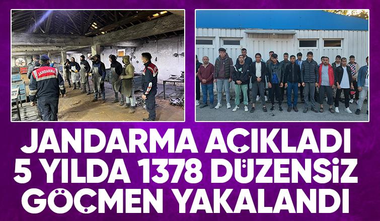 Sakarya'da 5 yılda 1378 düzensiz göçmen yakalandı
