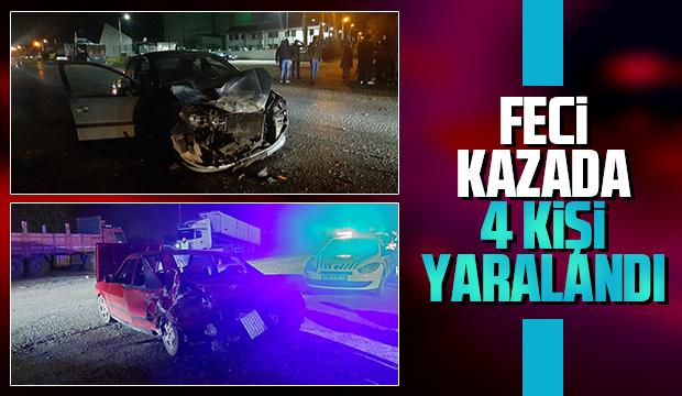 Akyazı'da Kaza: 4 Yaralı