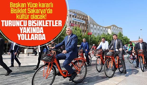 Sakarya Büyükşehir turuncu bisikletleri uygun fiyata kiralayacak