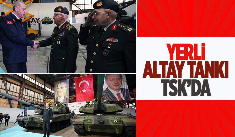 Cumhurbaşkanı Erdoğan, Altay Tankı’nın teslim törenine katıldı