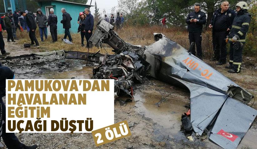 Pamukova'dan Havalanan Eğitim Uçağı Düştü: 2 Ölü
