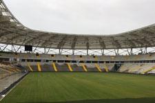 Sakaryaspor'un yeni stadında yağmur sorunu