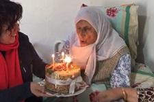 105 yaşında ilk doğum gününü kutladı