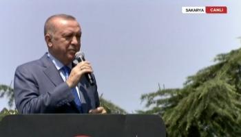 Cumhurbaşkanı Erdoğan Tank Palet Fabrikası'nda işçilere seslendi