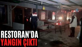 Karasu'daki Restoran'da Yangın Çıktı