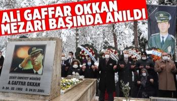 Şehit Emniyet Müdürü Ali Gaffar Okkan Mezarı başında anıldı