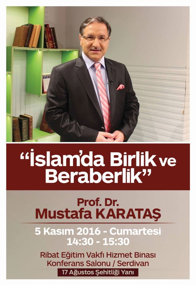 Mustafa Karataş konferansı Mustafa Karataş konferansı